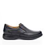 Ανδρικό δερμάτινο παπούτσι Antonello W336-250 μαύρο